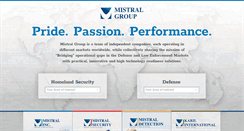 Desktop Screenshot of mistralgroup.com